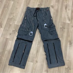 Tripp NYC Raver Style Pants Blue Gothic Punk Pants